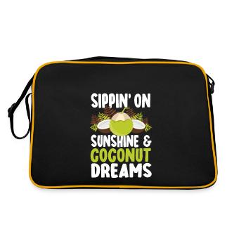 Grand dicton sur la noix de - Sac Retro - noir/or - Dos