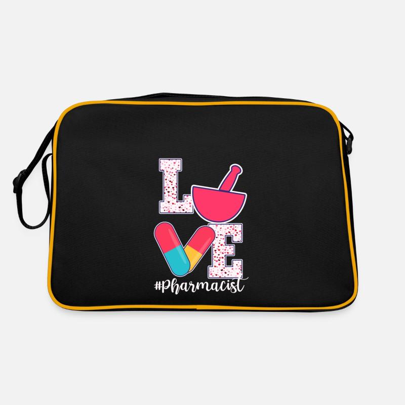 Conception de la Saint-Valentin pour apothicaire Sac Retro