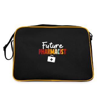 Futur pharmacien - Sac Retro - noir/or - Dos