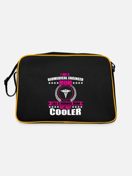 Ressourcen für Studenten der BBiomedizinischer Ing - Retro Tasche - Schwarz/Gold - Hinten