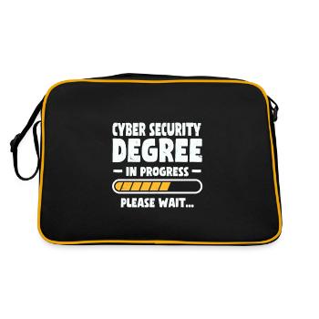 Chemise de degré de cybersécurité - Sac Retro - noir/or - Dos