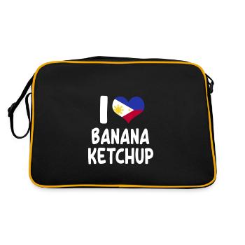 Banana Ketchup Shirt - Retro Bag - black/gold - Back