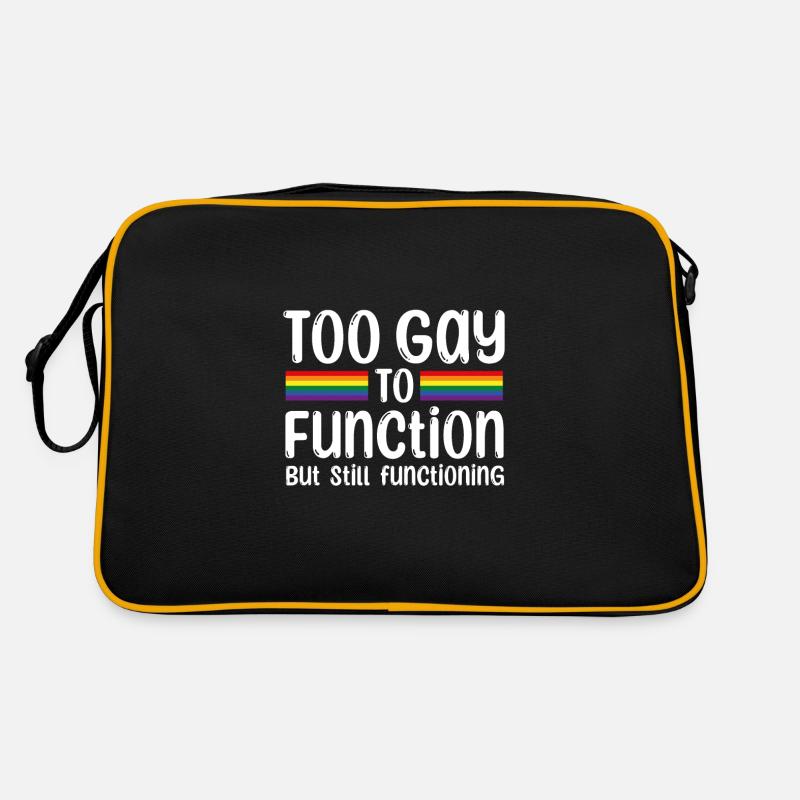 Schwulen Spruch - Pride Month Retro Tasche