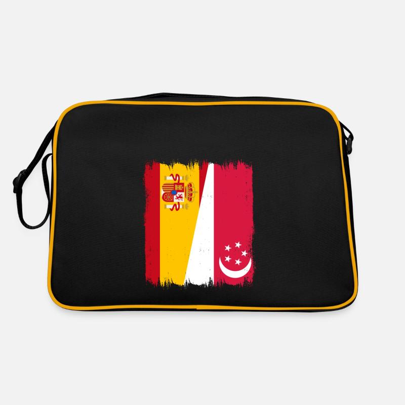 Espagne Drapeau de Singapour Sac Retro