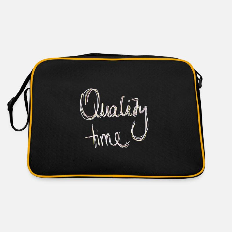 Temps de qualité Calligraphie Minimalisme Sac Retro