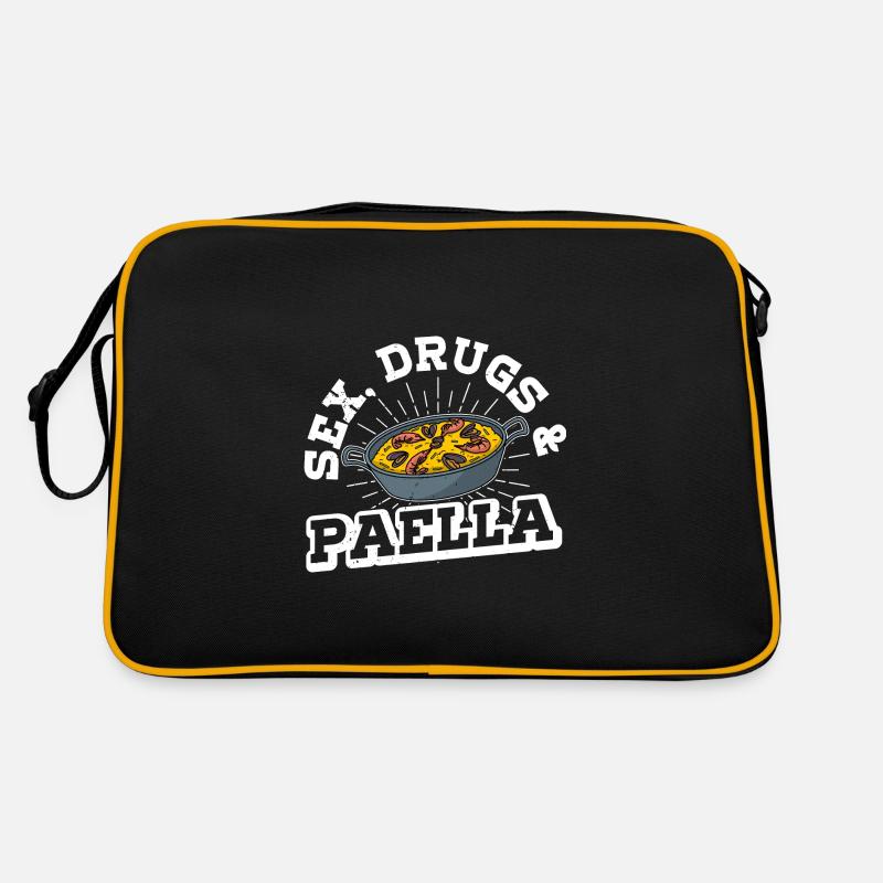 Spanien Valencia Reise Spanische Küche Spruch Retro Tasche