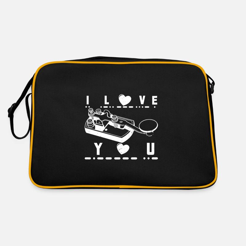 Radio Morse Hobby Mortar Radio Technician Retro Bag