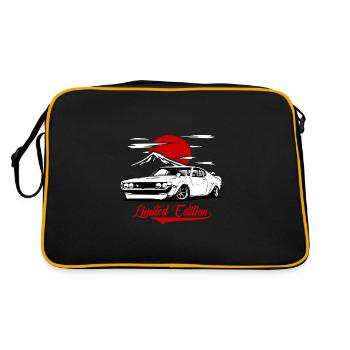 Skyline Japan Car - Retro Bag - black/gold - Back