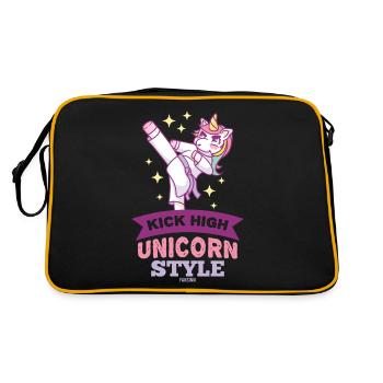 Einhorn Karaté arts martiaux enfants - Sac Retro - noir/or - Dos