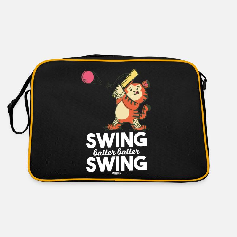 Tiger Schlagball Kinder Schlagmann Retro Tasche