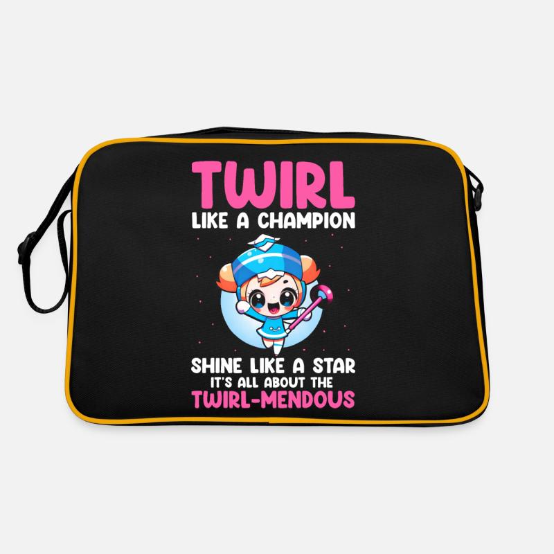 Stabdänzerin Design für Majorette Retro Tasche