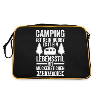Camping-car Camping-car Camping Camping - Sac Retro - noir/or - Dos