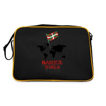 Basque World - Sac Retro - noir/or - Dos