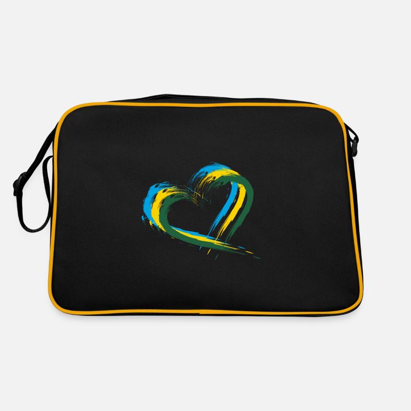 Rwanda Heart Retro Bag
