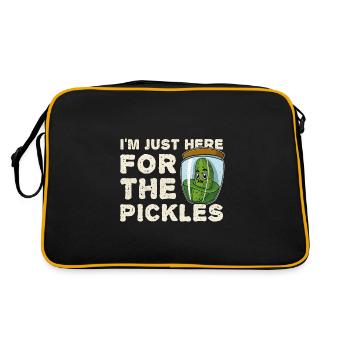 Cornichons Fruit Marinage Concombres Jardin fruitier - Sac Retro - noir/or - Dos