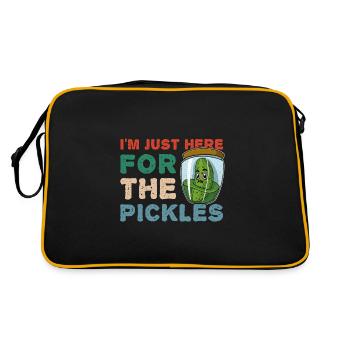 Cornichons Fruit Marinage Concombres Jardin fruitier - Sac Retro - noir/or - Dos