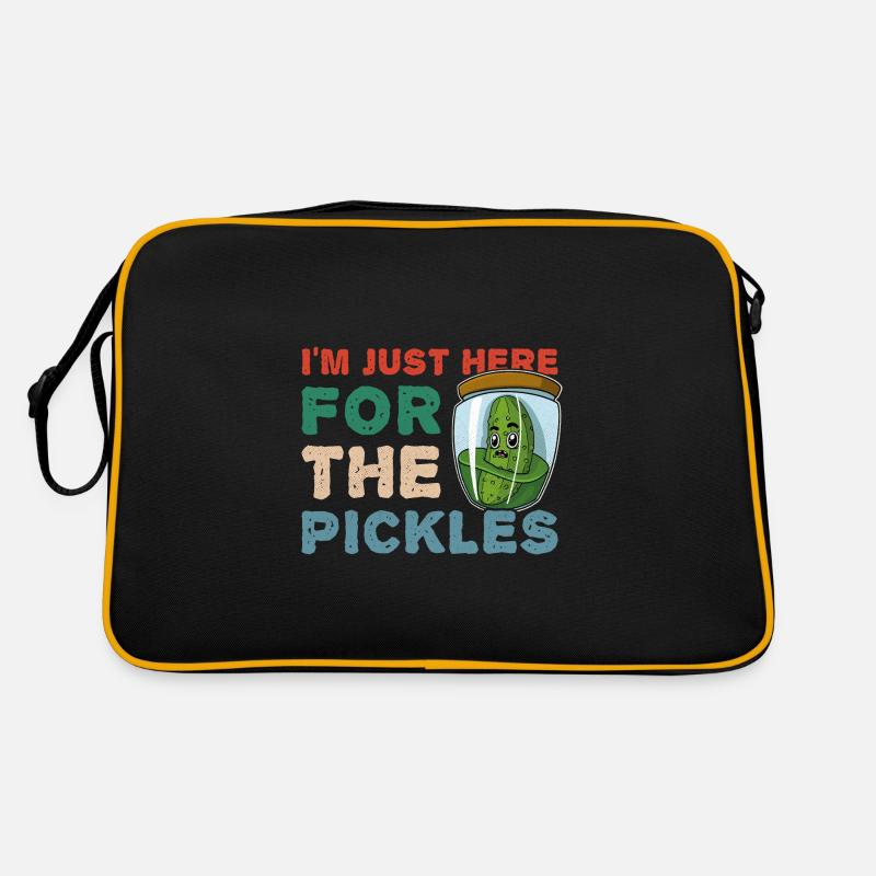 Cornichons Fruit Pickling Cucumbers Fruit Garden Retro Bag