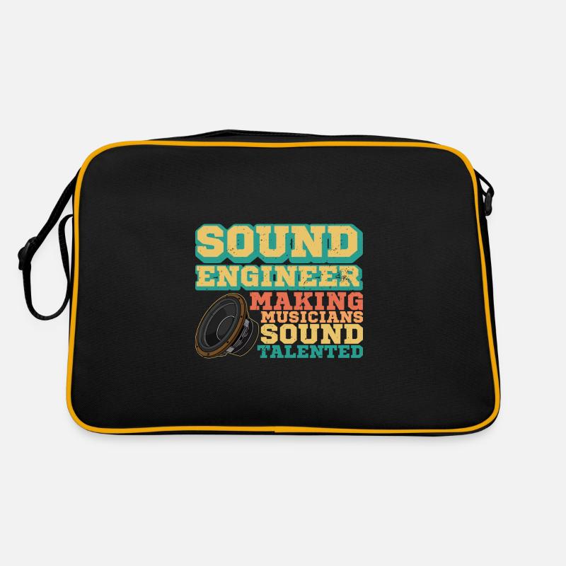 Subwoofer Electroacoustics Mixer Sound Engineer Retro Bag