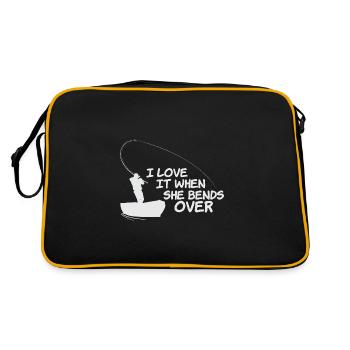 Pêche Pêche Piéce - Sac Retro - noir/or - Dos