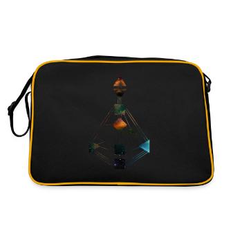 Human Design Chart Universe 2 - Retro Bag - black/gold - Back