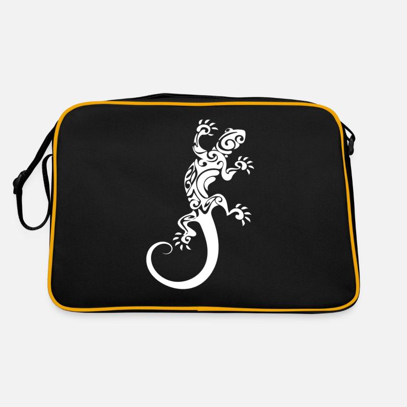 Salamander - Retro Tasche - Schwarz/Gold