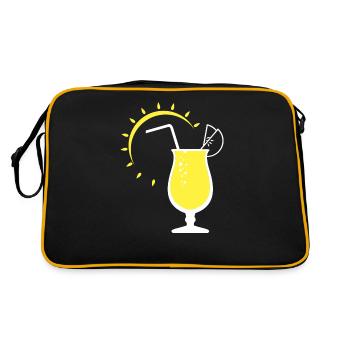 Limonade ensoleillée - Sac Retro - noir/or - Dos
