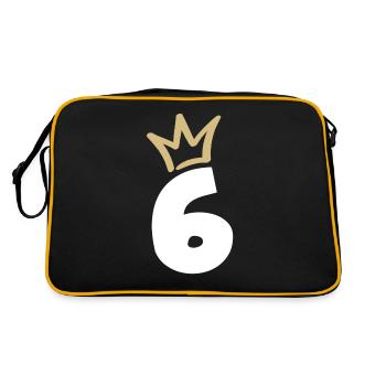 NUMÉRO SIX 6 Couronne - Sac Retro - noir/or - Dos