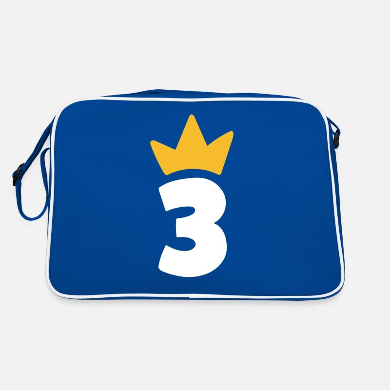 Drei Krone 3 ans anniversaire d’enfants Sac Retro