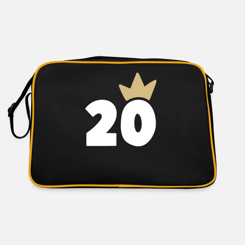20 Krone Nummer 30 Retro Tasche