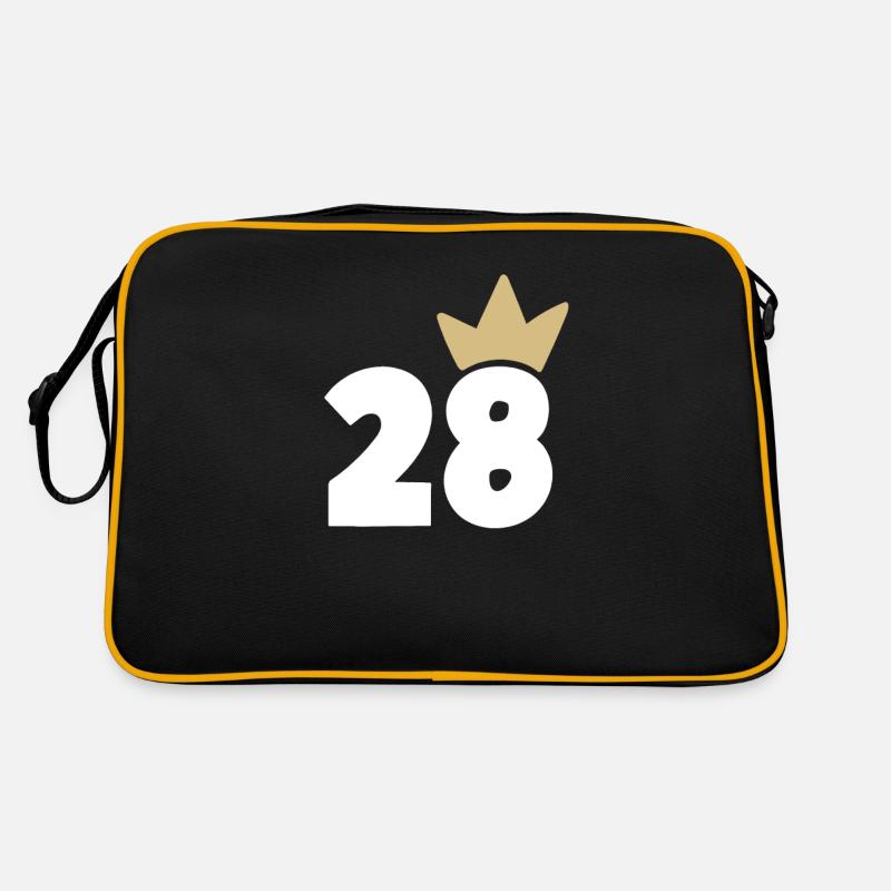 28 Crown number 28 Retro Bag