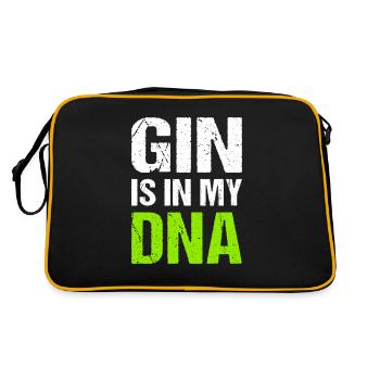 Gin is in my DNA Toast Gin - Retro Bag - black/gold - Back