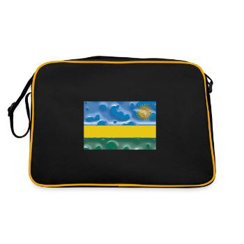 Rwanda - Sac Retro - noir/or - Dos