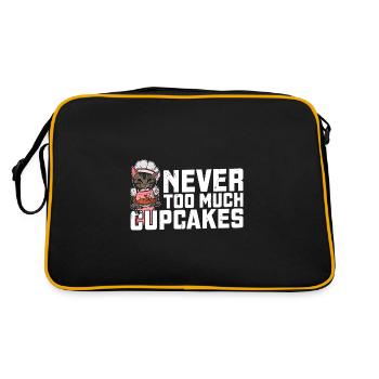 Hobby Baker Cat Cake Dessert Baking - Retro Bag - black/gold - Back