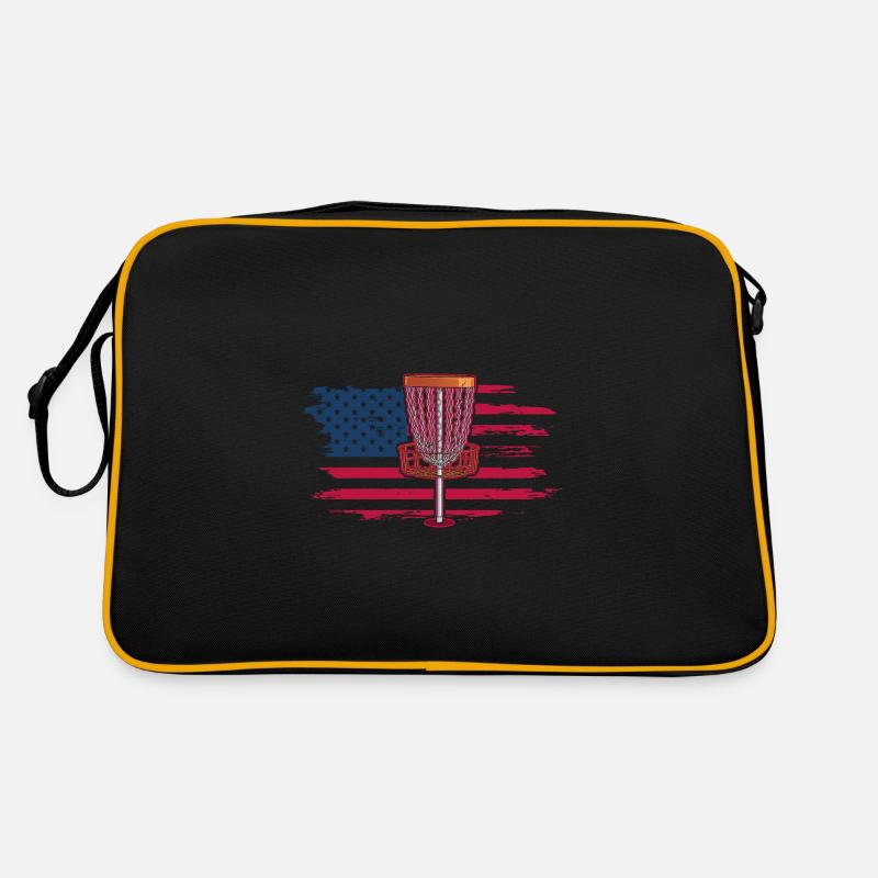 Flugscheibe Werfen Disc Golf Freizeit Sport Retro Tasche