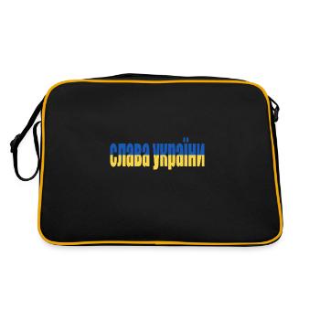 Slava Ukraini Europe Freedom Support Ukraine - Sac Retro - noir/or - Dos