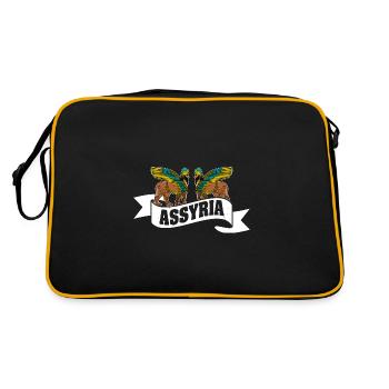 Assyrie Sumérien Lamassu Babylone Sumer Antiquités - Sac Retro - noir/or - Dos
