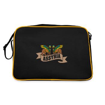 Assyrie Sumérien Lamassu Babylone Sumer Antiquités - Sac Retro - noir/or - Dos