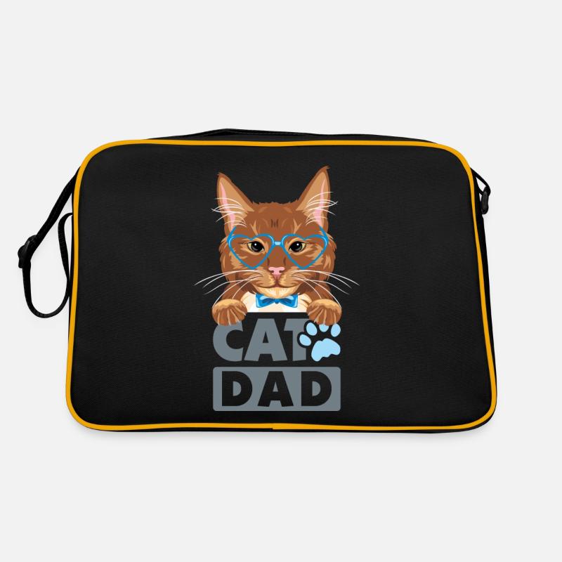 Drôle de chat roux papa Sac Retro