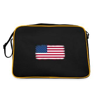 United States United States of America - Retro Bag - black/gold - Back