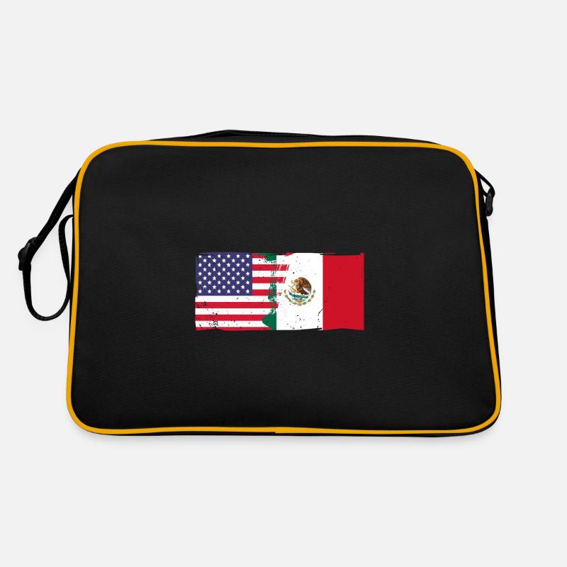 Mexican Mexico origin national colors saying Retro Bag