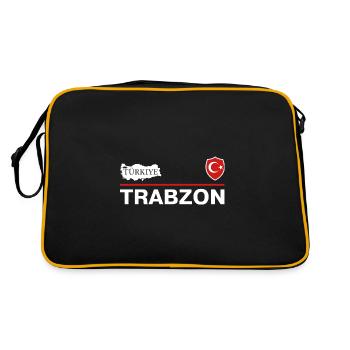 Türkiye Trabzon Trabzonlu Crescent with Star - Retro Bag - black/gold - Back