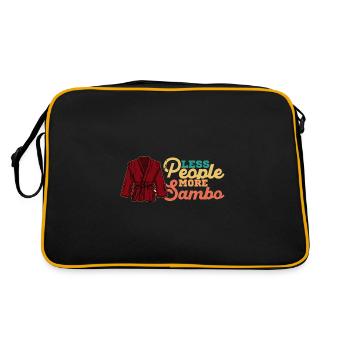 Sambo Kimono Artiste martial Lutte Russie - Sac Retro - noir/or - Dos