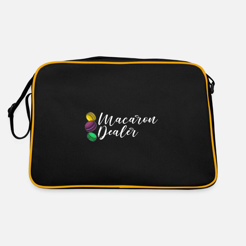 Dessert Italien Makronen Kekse Macaroon Retro Tasche