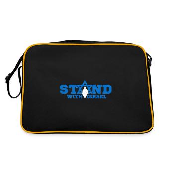Israel Star of David Jerusalem Army Israeli - Retro Bag - black/gold - Back