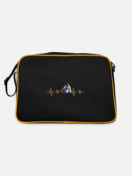 Jiu Jitsu Girls BJJ Martial Arts Martial Arts - Retro Bag - black/gold - Back