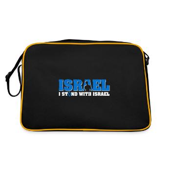 Israel Support Star of David East Trip - Retro Bag - black/gold - Back