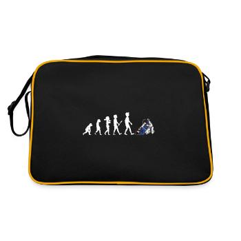 Jiu Jitsu Brésil Artiste Martial Athlète - Sac Retro - noir/or - Dos