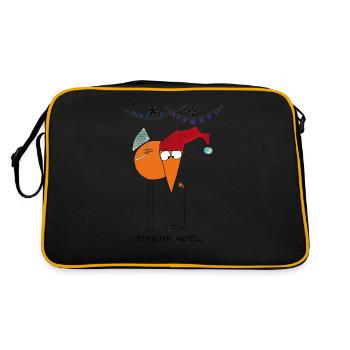 Joyeux Noël Shadok - Sac Retro - noir/or - Dos