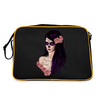 La Catrina dia dos muerto - Sac Retro - noir/or - Dos