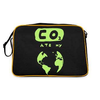 co2 - Sac Retro - noir/or - Dos